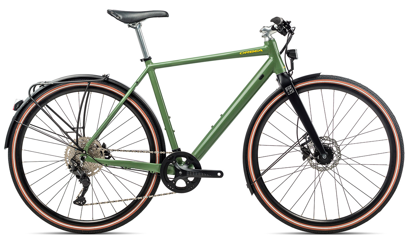 Фотография Велосипед Orbea Carpe 10 28" размер XS 2021 Зеленый